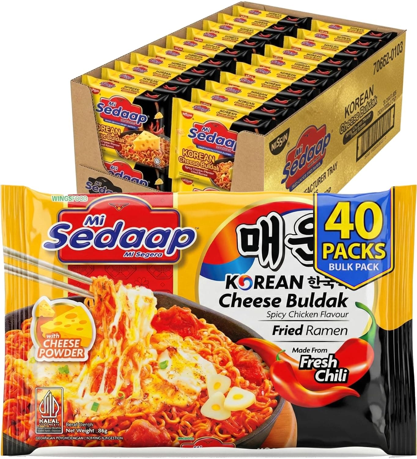 Mie Sedaap Korean Cheese Buldak Spicy Chicken