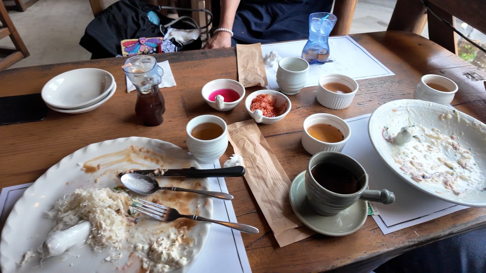 Finished meal at Deulmusae