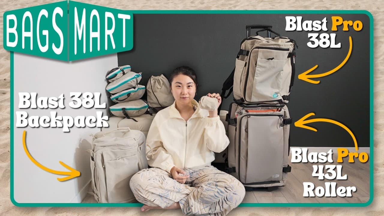 BAGSMART Blast Pro Review: 38L & 43L Roller After 3 Weeks