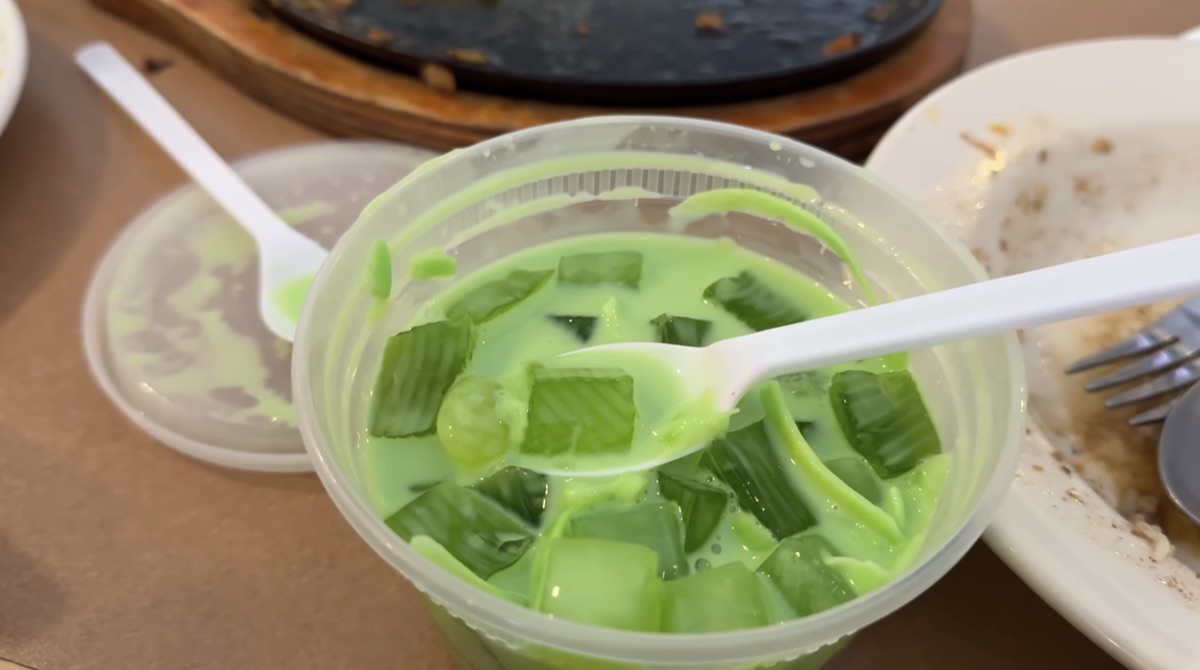 At My Place Cafe Buko Pandan dessert