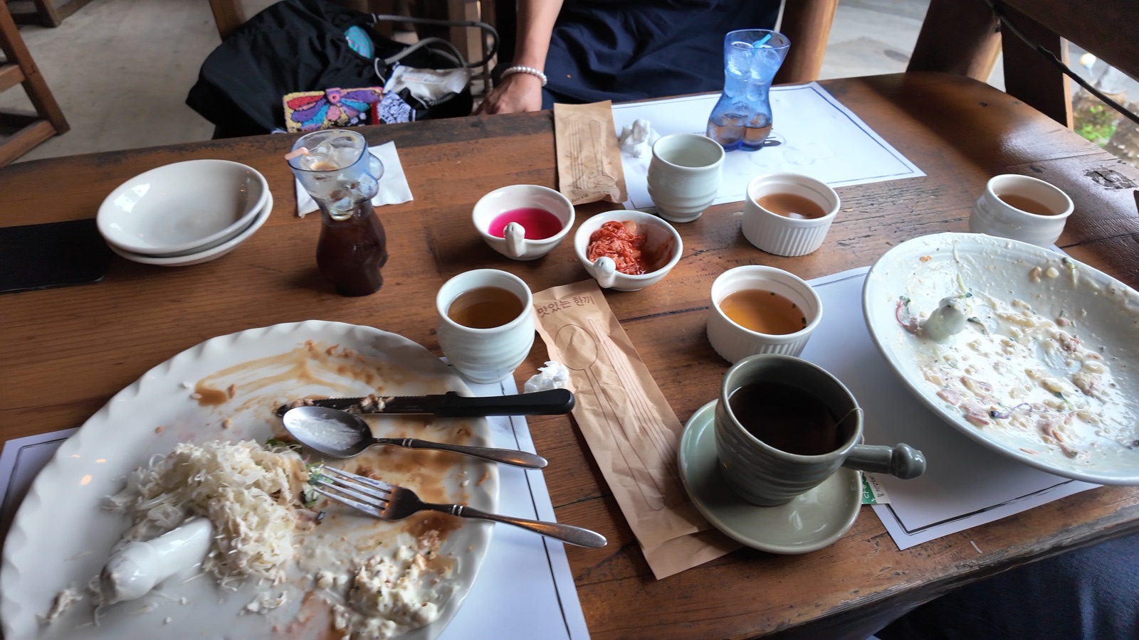 Finished meal at Deulmusae