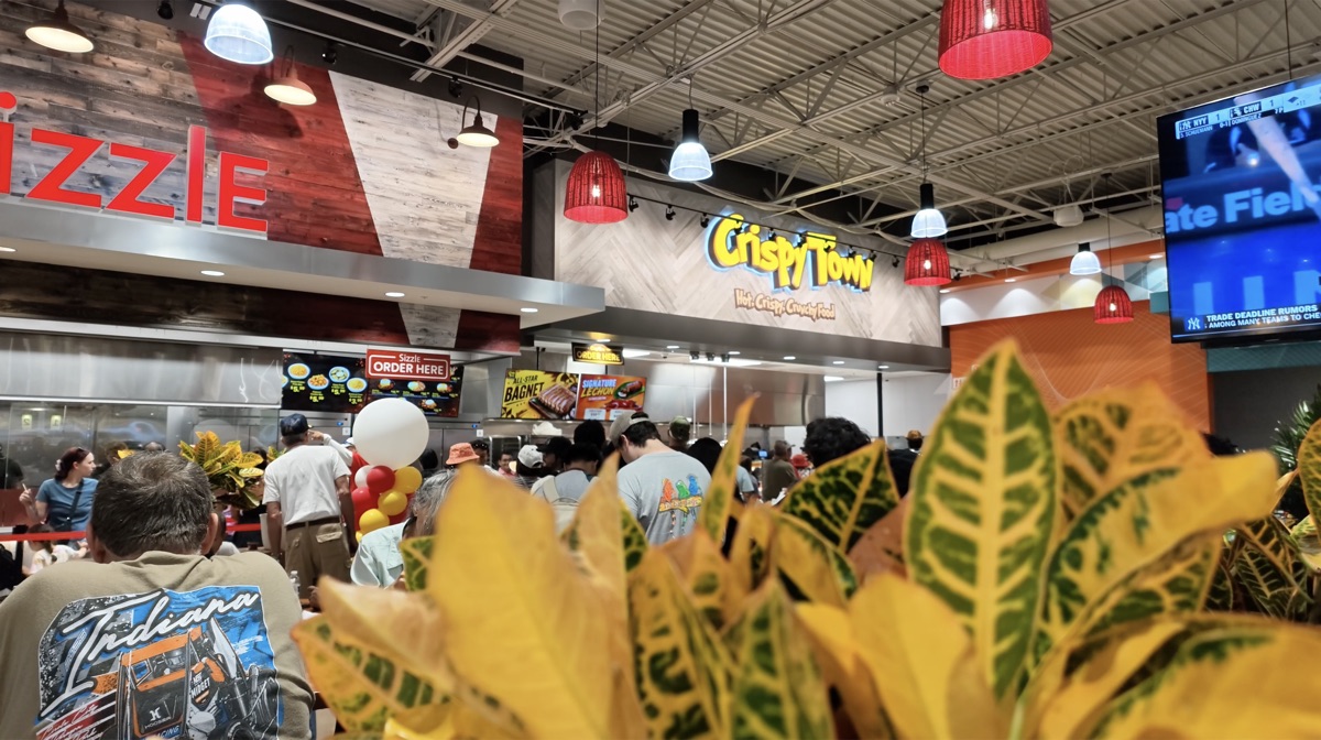 Crispy Town signage at Seafood City Chandler food court