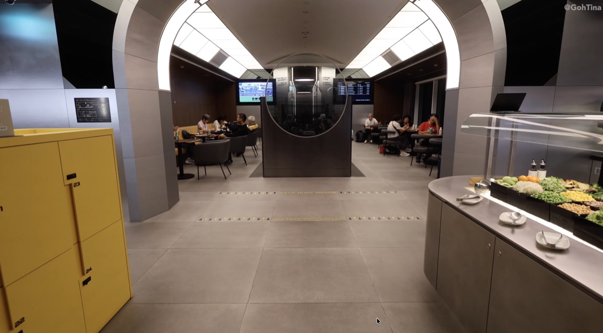 Main lobby seating area at the Starlux Galactic Lounge