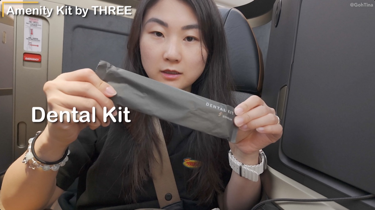 Dental kit in the Starlux amenity kit