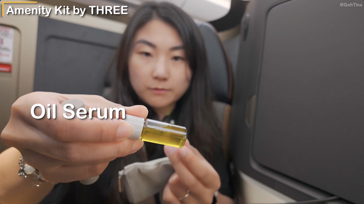 Lip oil serum in the Starlux amenity kit