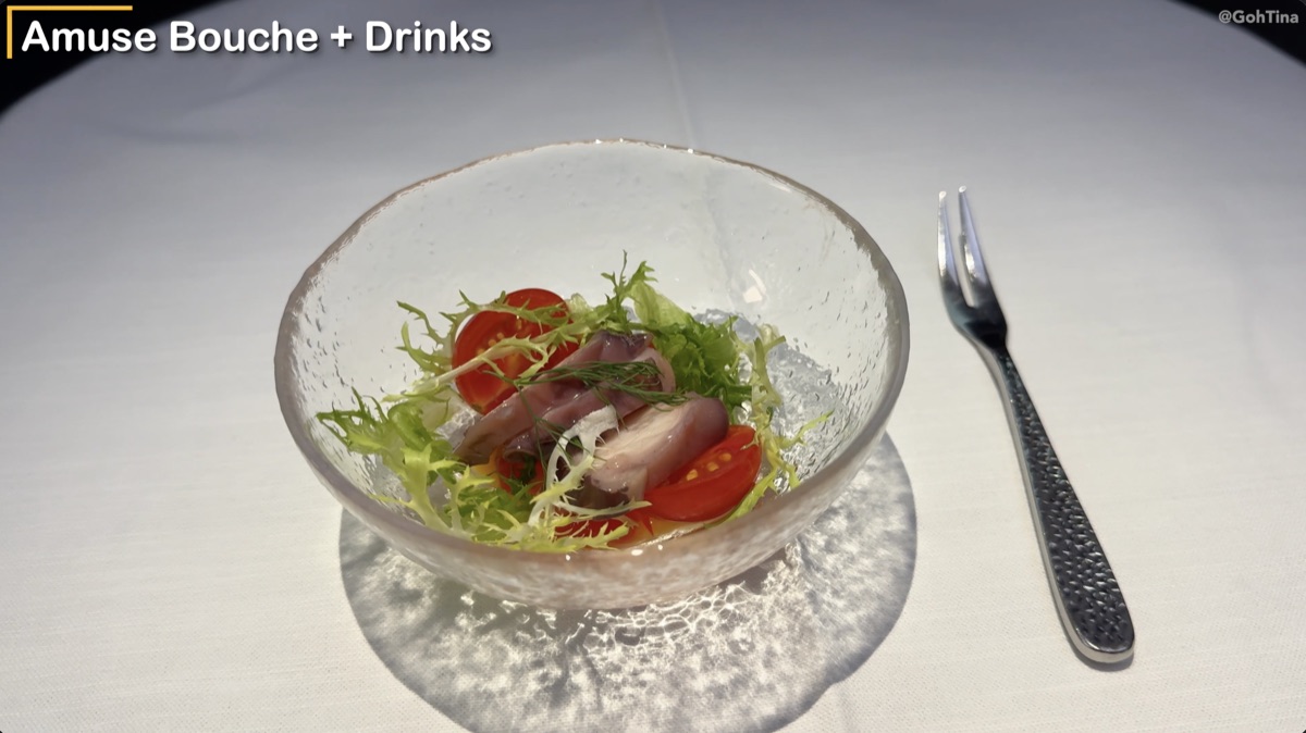 Amuse-bouche in Starlux business class