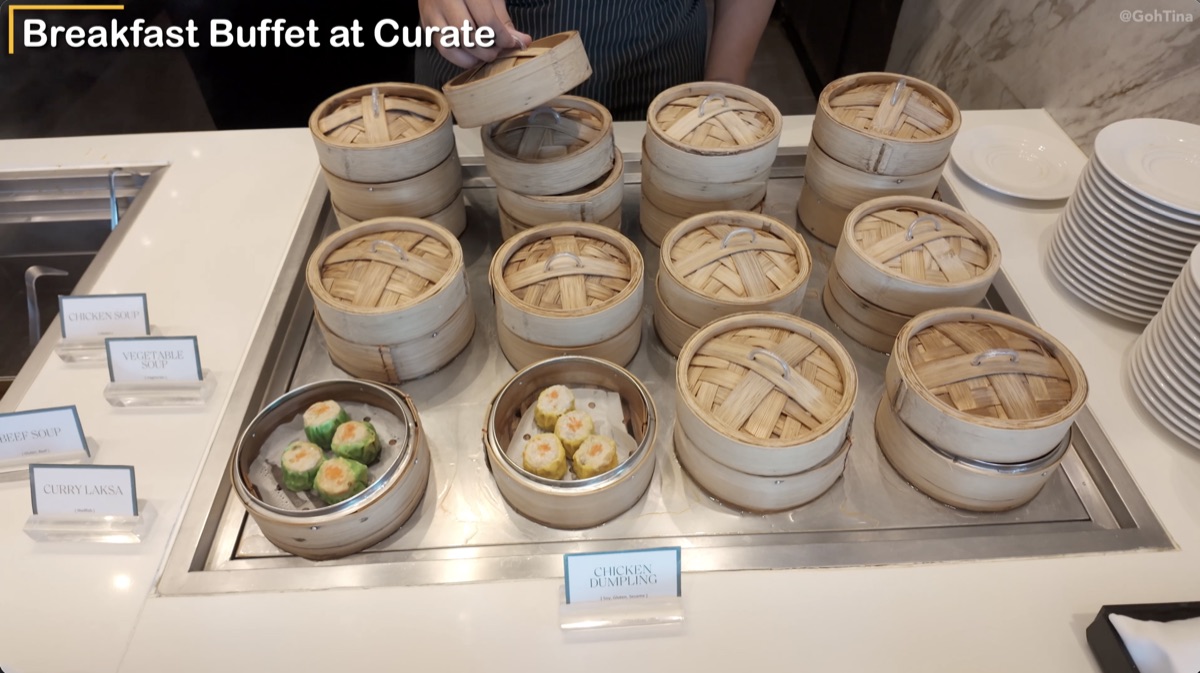 Dim sum station at Curate breakfast