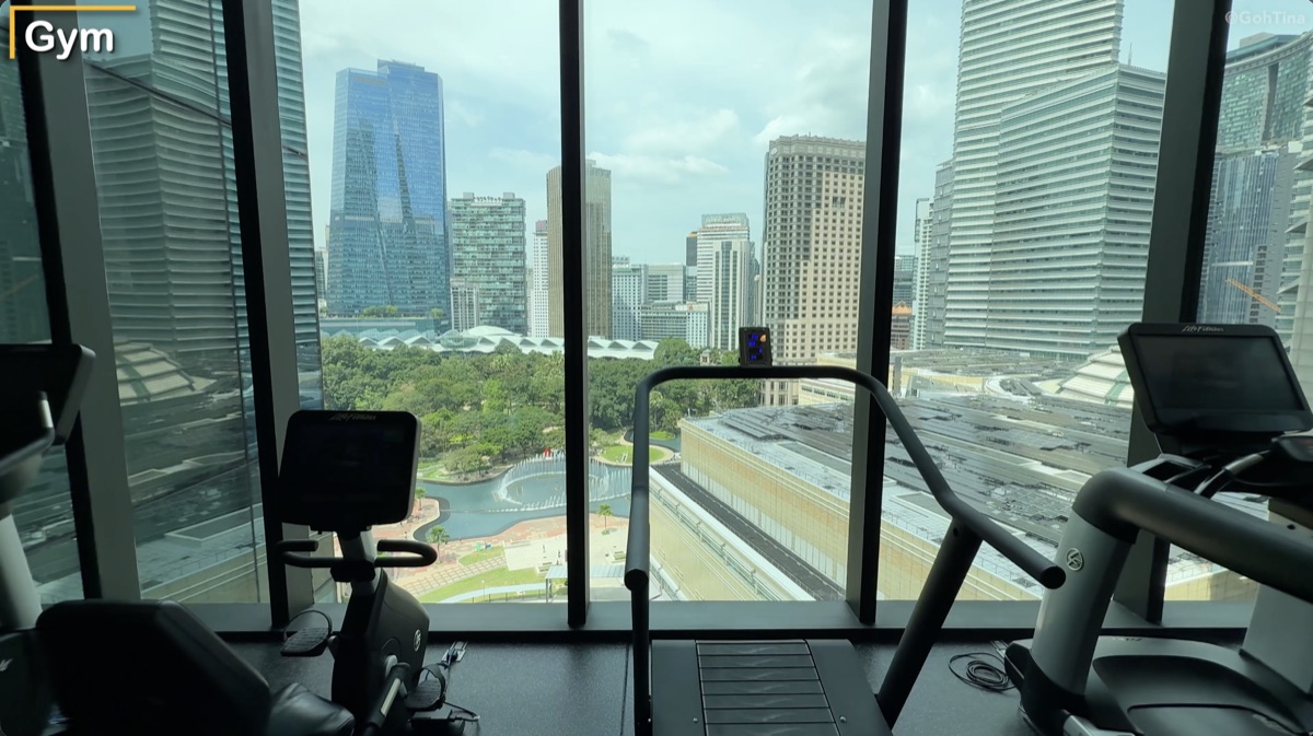 View from the gym