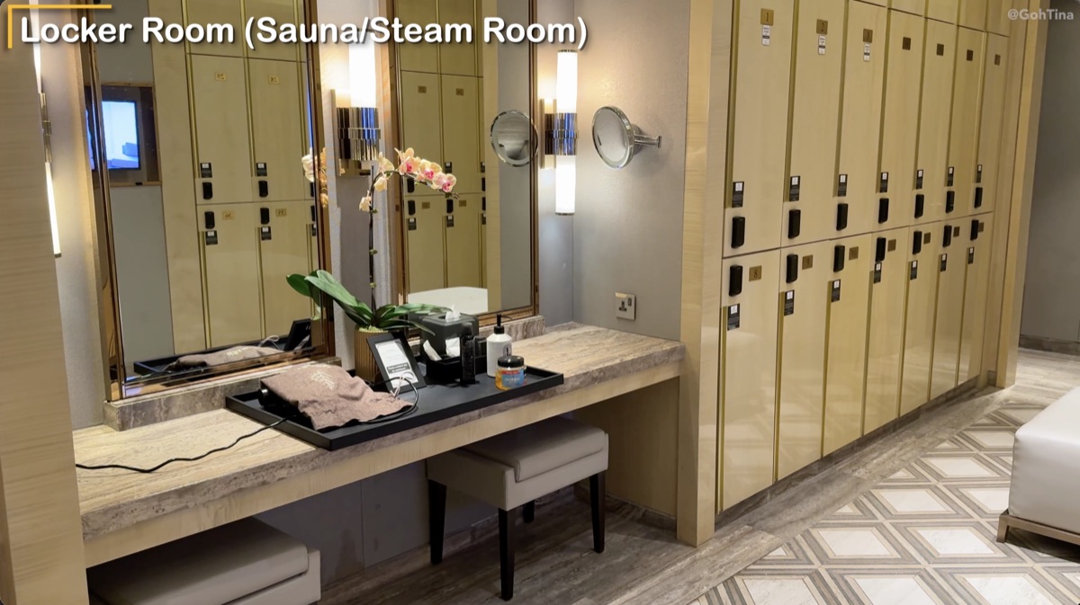 Locker room