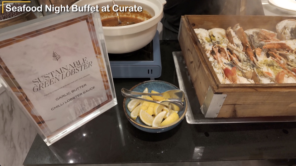 More of the seafood night buffet