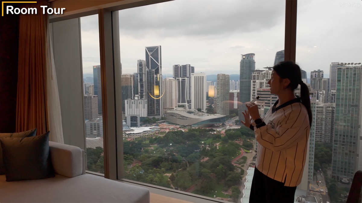 View from the Club Room at Grand Hyatt Kuala Lumpur