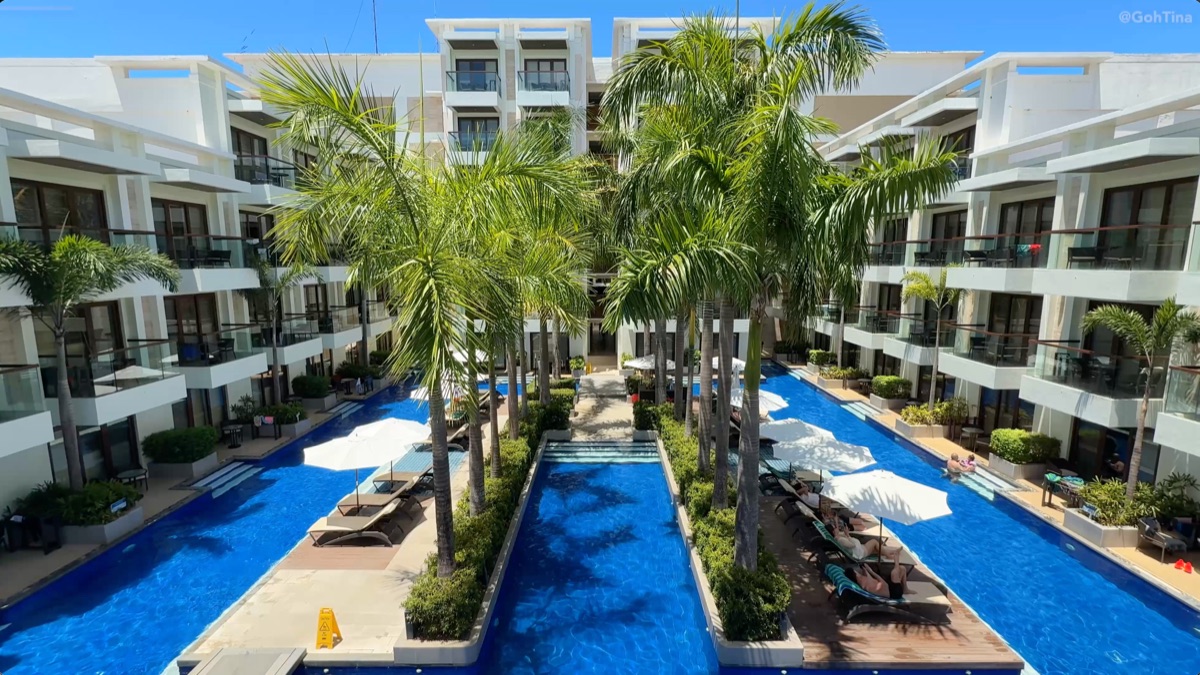 Pool two with the bar at Henann Palm Beach Resort