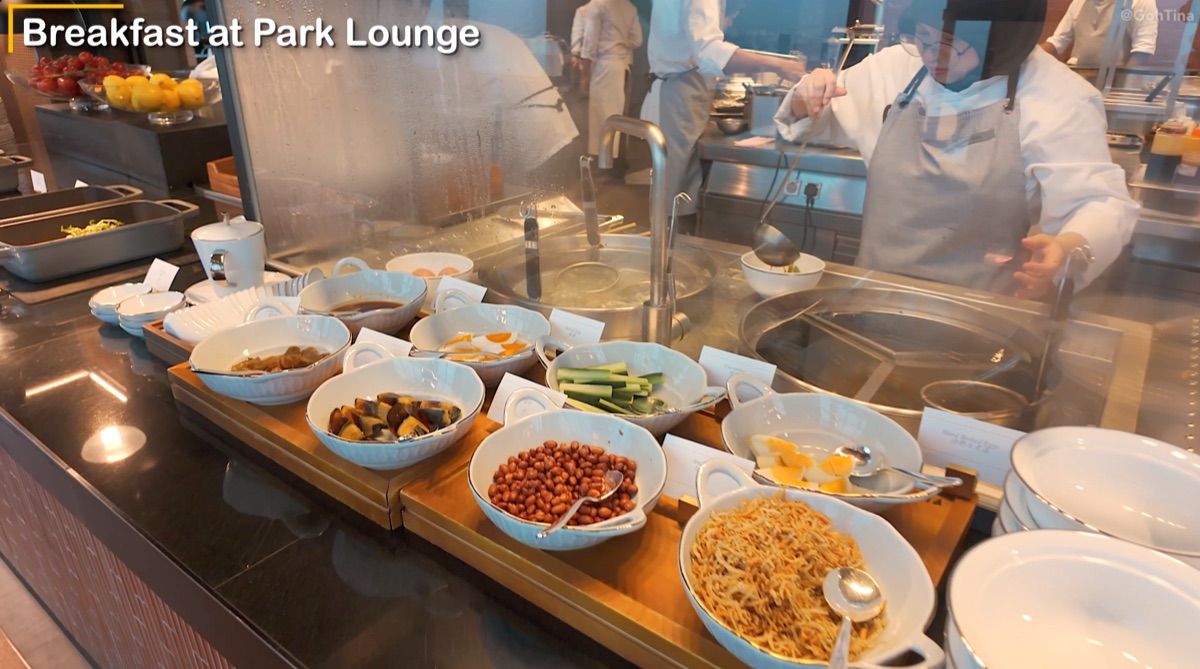 Breakfast buffet spread at Park Hyatt Kuala Lumpur