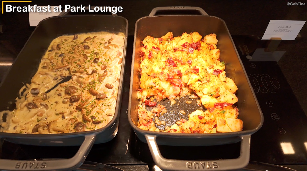 More breakfast buffet options at Park Lounge
