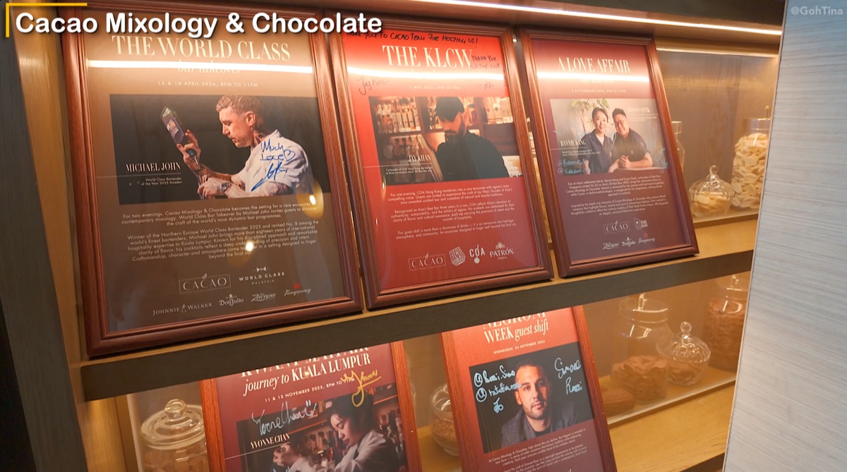 Cacao bar at Park Hyatt Kuala Lumpur