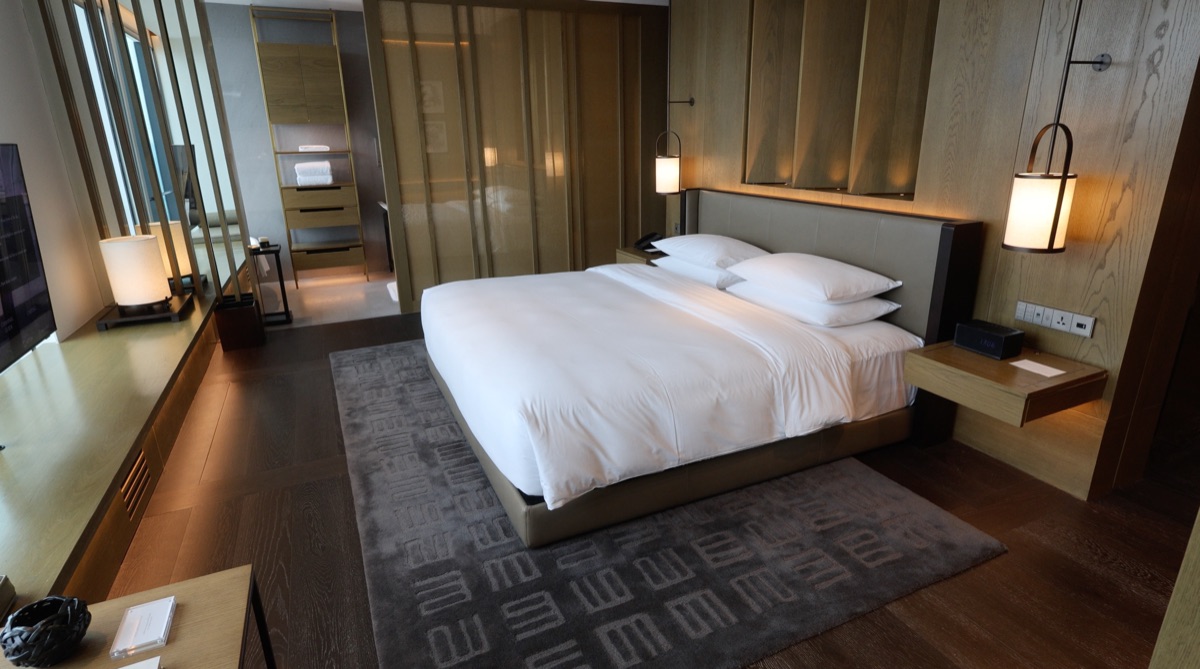 Another bedroom angle in the Park Deluxe Suite