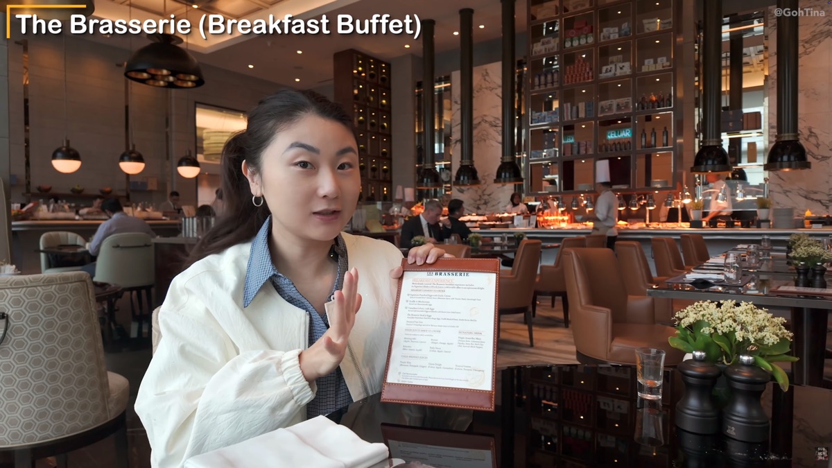 Breakfast buffet spread at The Brasserie