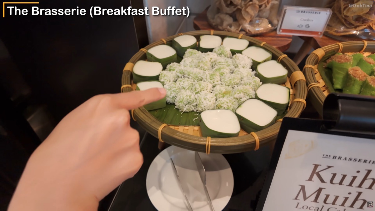 Buffet dishes at The Brasserie