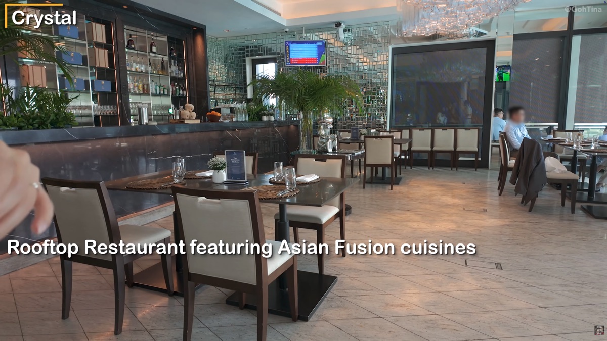 Crystal Asian fusion restaurant at St. Regis Kuala Lumpur