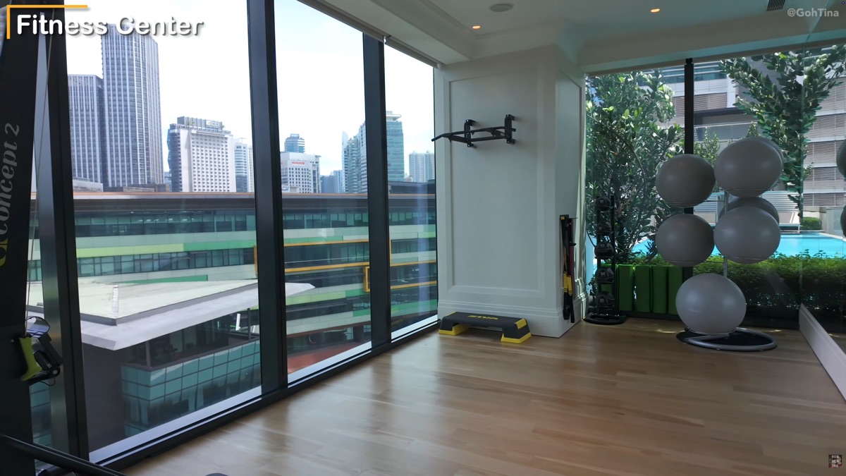 Fitness center equipment