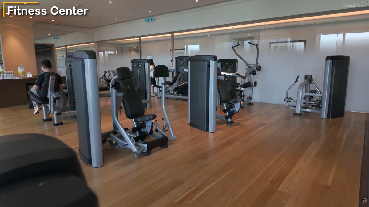 More fitness center equipment