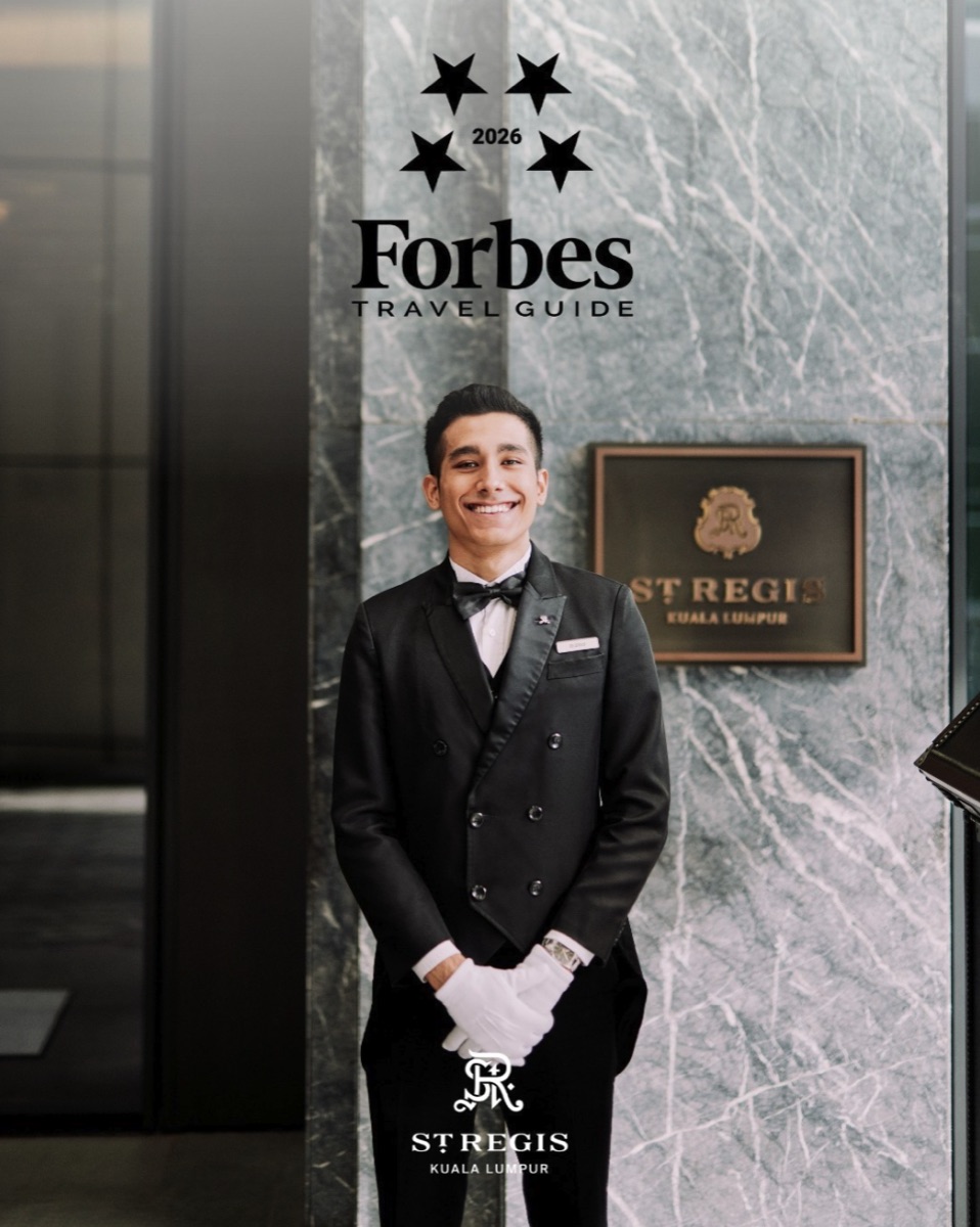 Forbes Travel Guide Four-Star 2026 award signage