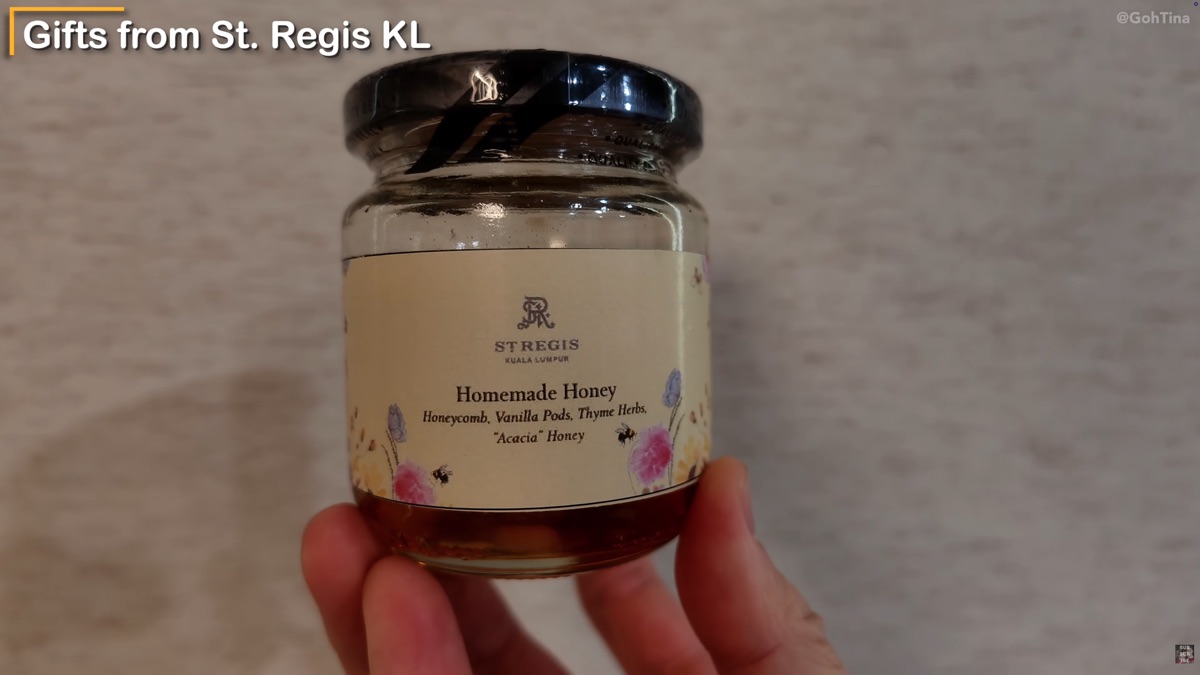 Homemade honey jar gift