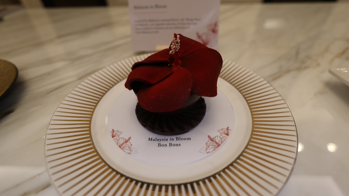 Malaysia in Bloom bon bon shaped like the bunga raya national flower