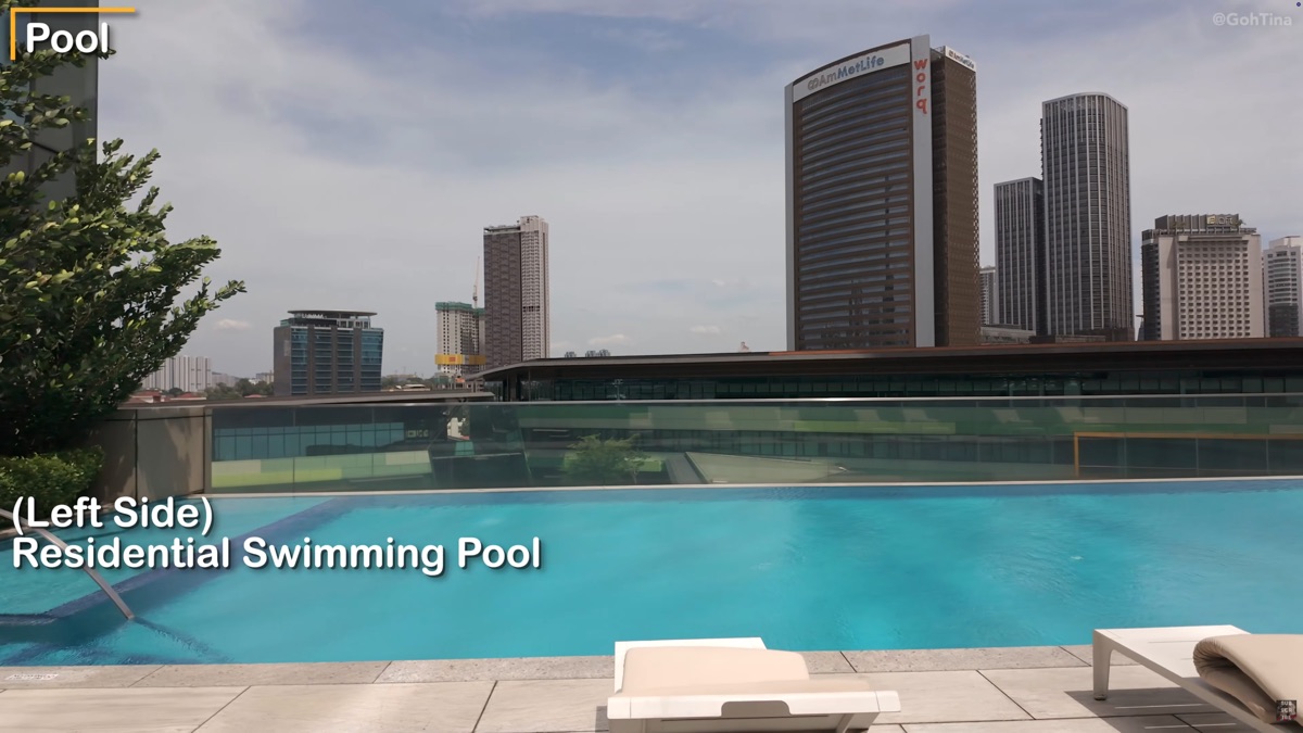 Separate residential pool