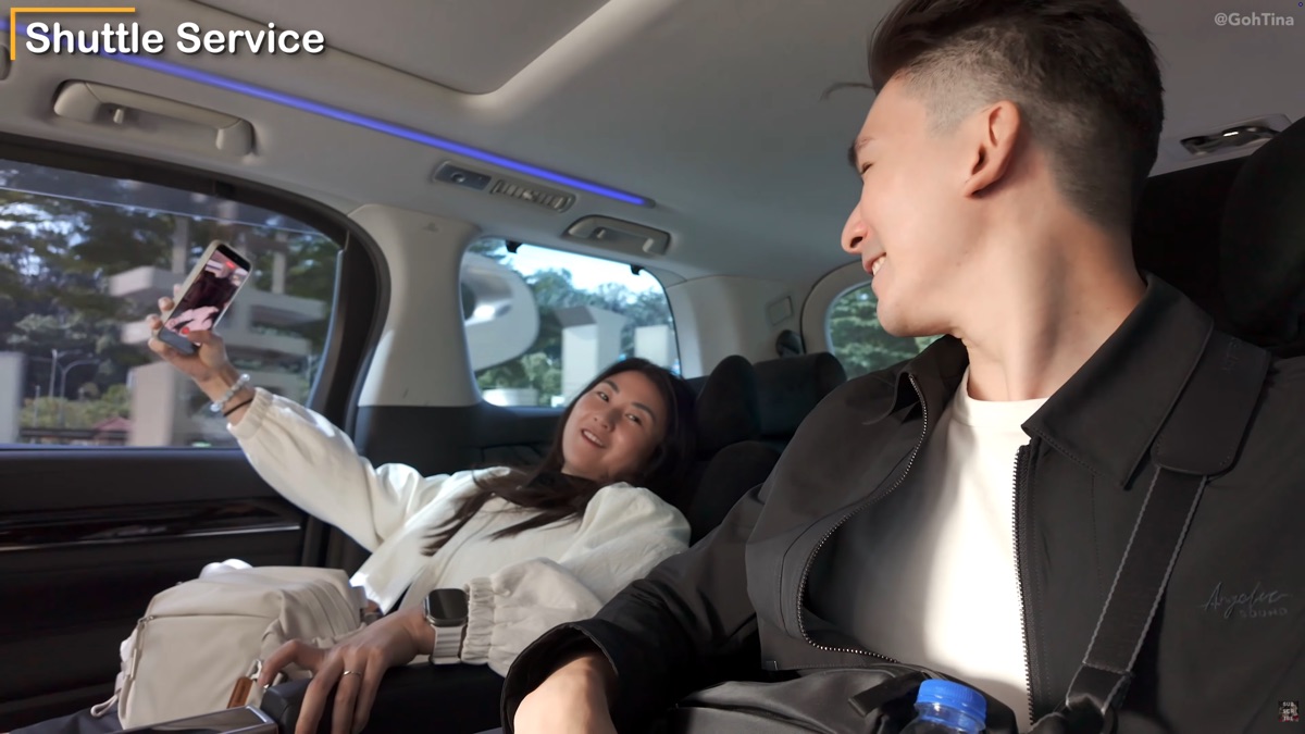 Riding the shuttle together