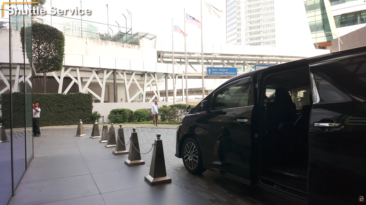 St. Regis Kuala Lumpur complimentary shuttle van