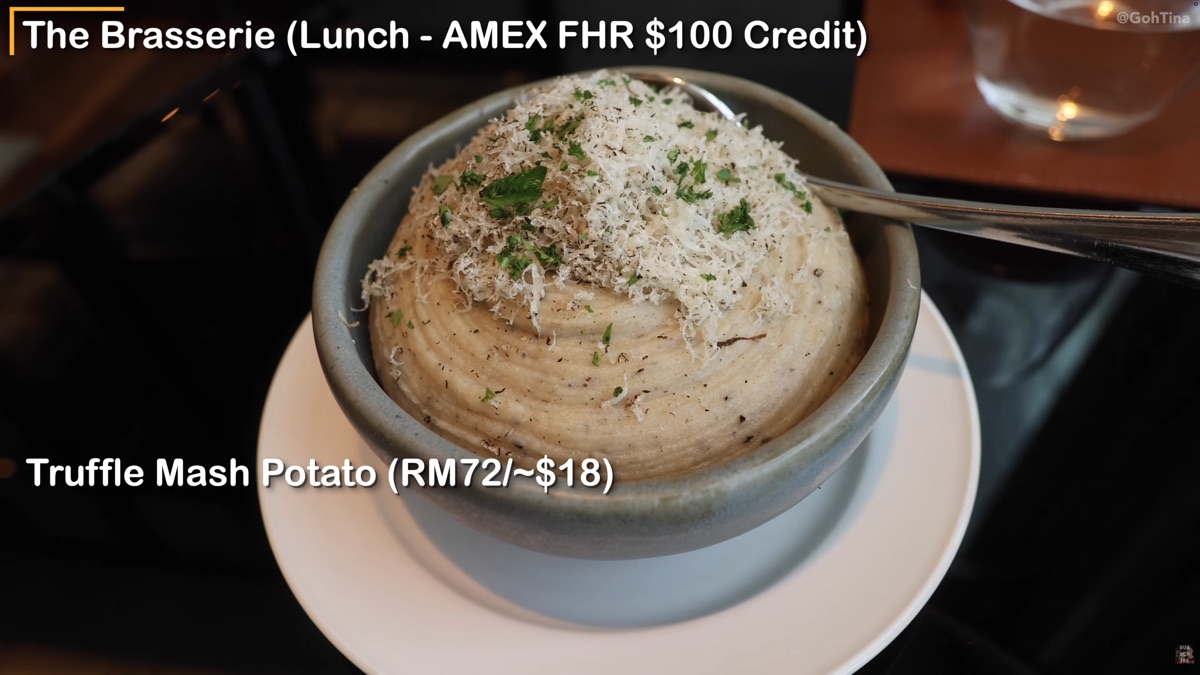 Truffle mash potato side dish