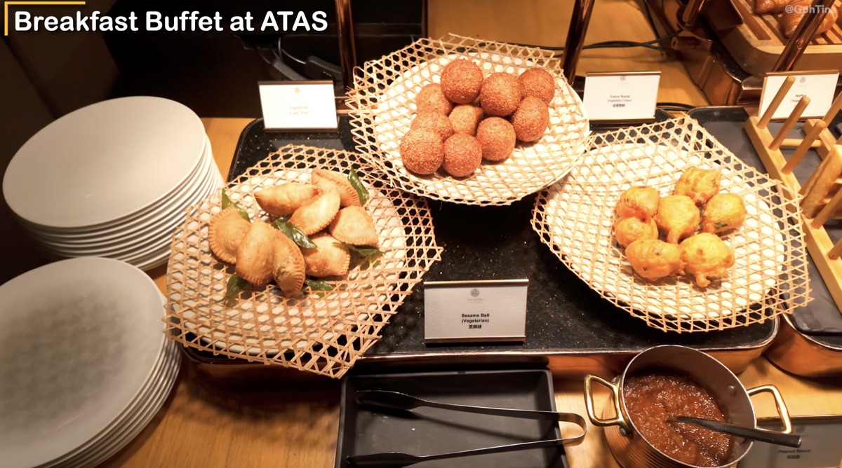 Final breakfast buffet spread at ATAS