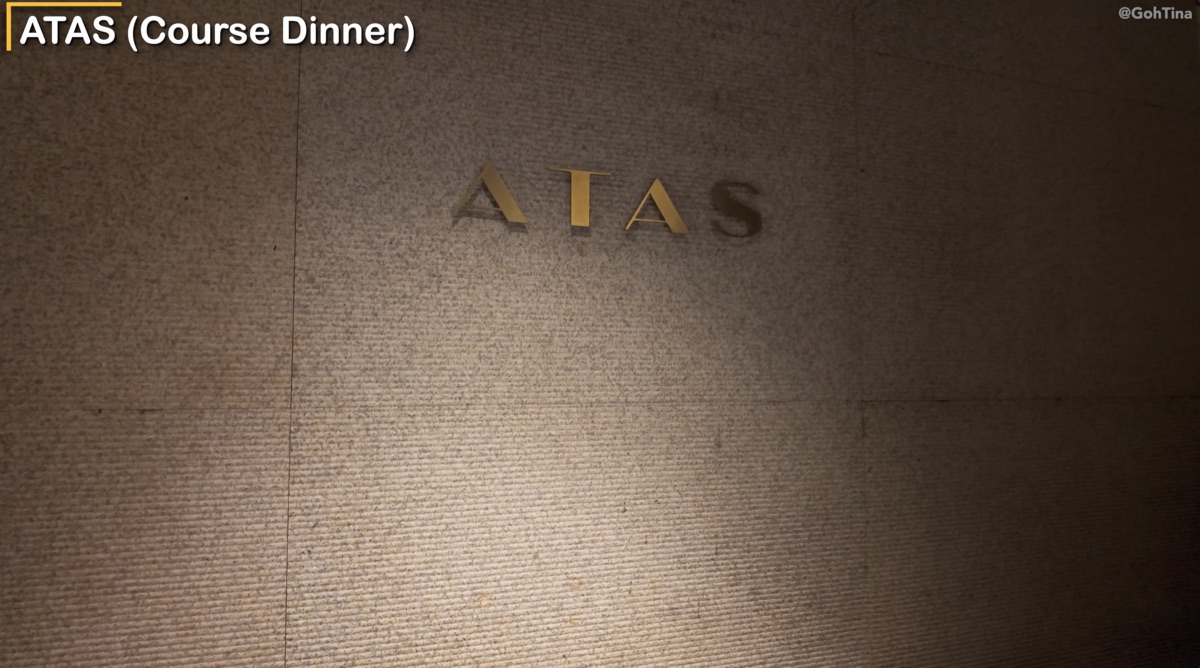 ATAS restaurant sign at The RuMa Kuala Lumpur
