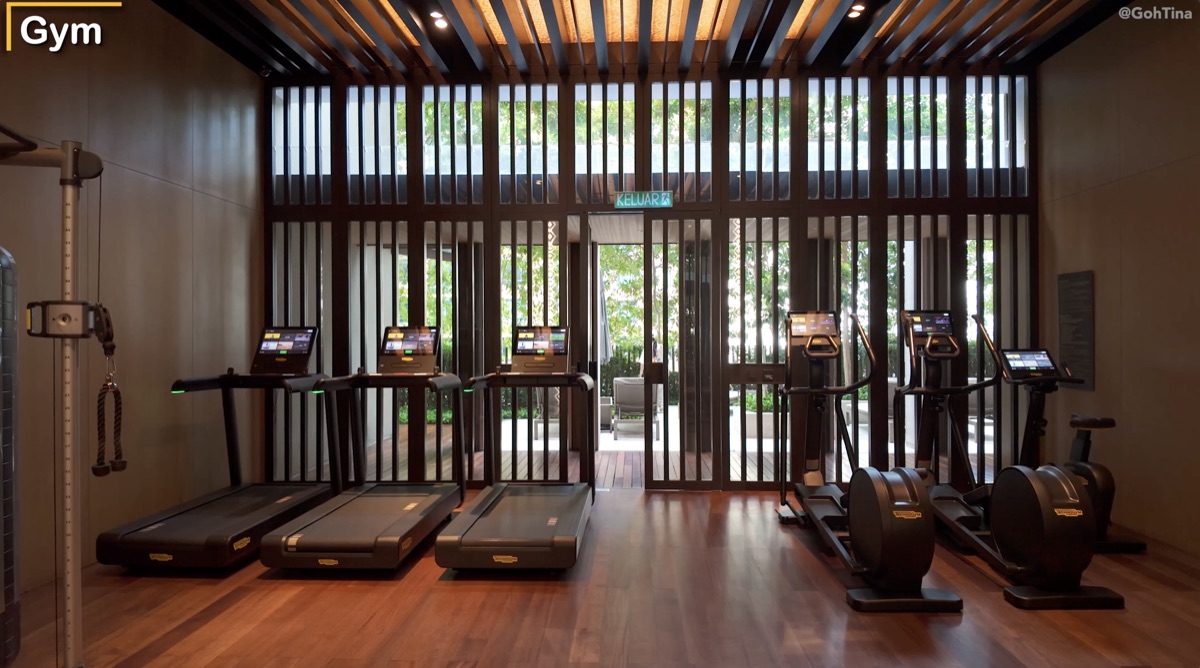 Gym equipment at The RuMa