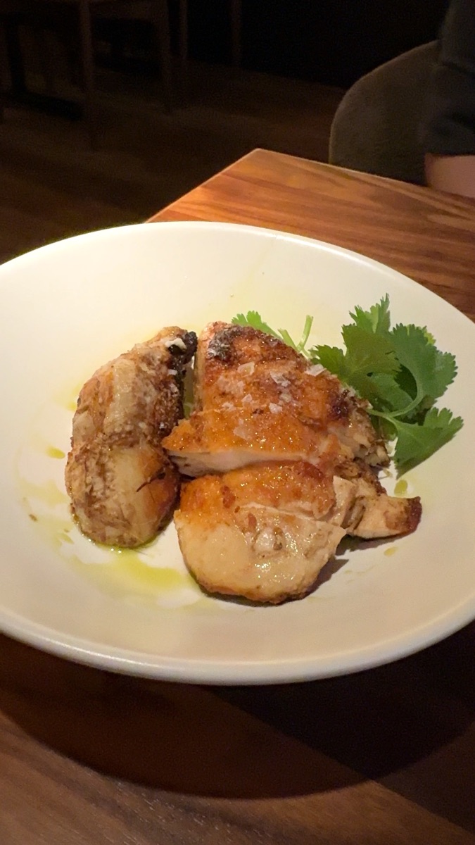 Uchi chicken dish