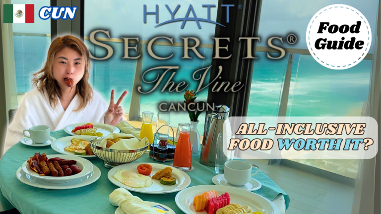 Hyatt Secrets the vine cancun food review