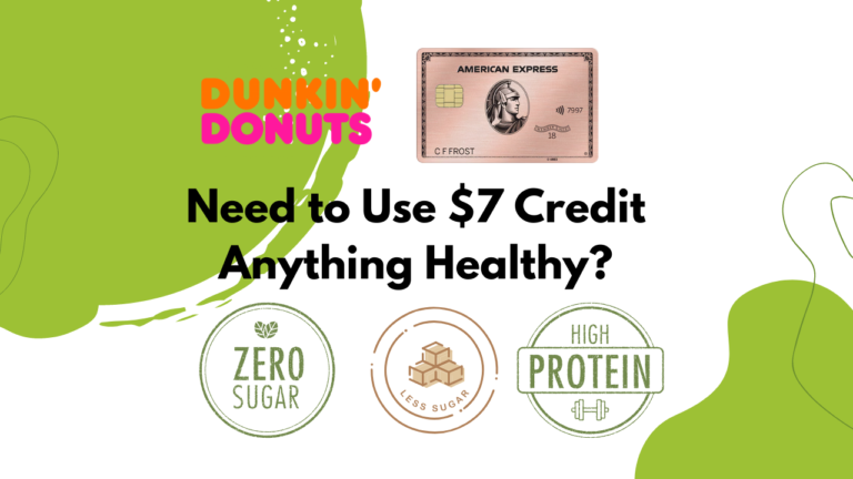 Got $7 Dunkin’ Donuts Credit. What is the healthiest options to order?