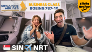 Singapore Business Class Review from Singapore to Narita